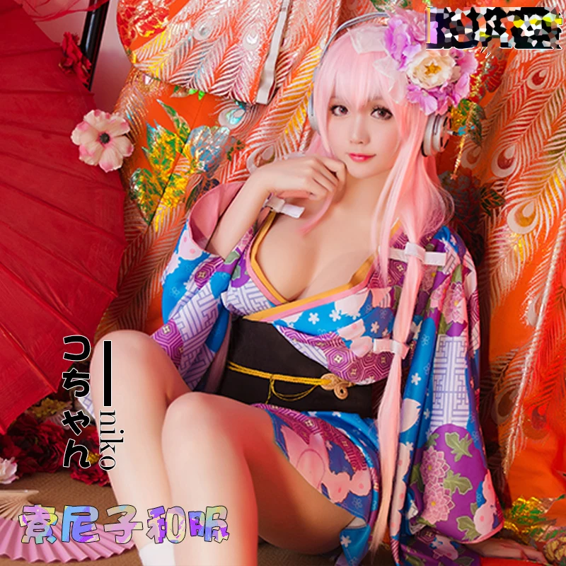 Японский аниме супер звуковой косплей костюм для женщин сексуальное короткое