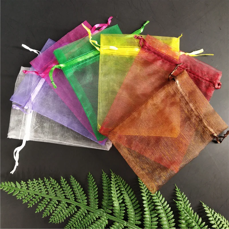 50 шт. свадебная сумочка из органзы украшение Подарочная сумка упаковка Свадебные