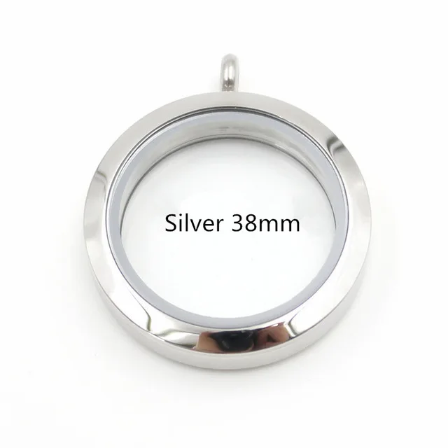 38mm 20 мм 25 мм-30 мм, 34 мм, 38 мм, Круглый плавающий медальон с украшением в виде кристаллов из нержавеющей стали крученый с эффектом памяти кулон с фото - Окраска металла: 38mm