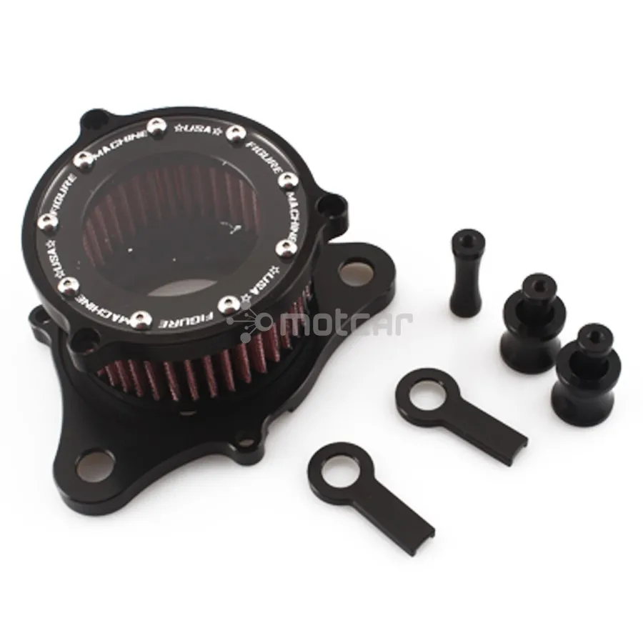 

Aluminum Custom Clear Motorcycle Air Intake Filter System Cleaner For Harley Sportster XL883 1200 2004-2015