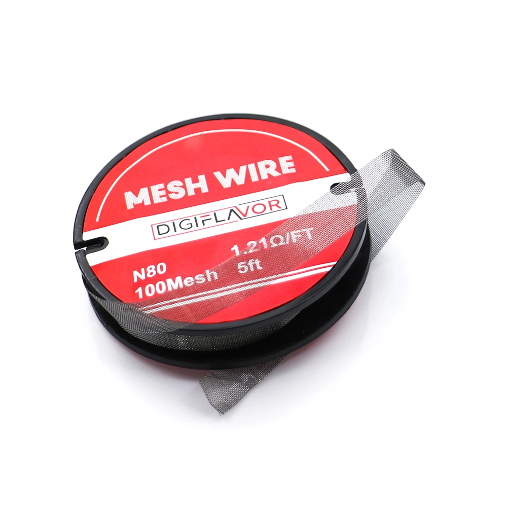 Электронная сигарета Digiflavor сетка N80 100 5 футов катушка для вейпа RDTA RTA бак