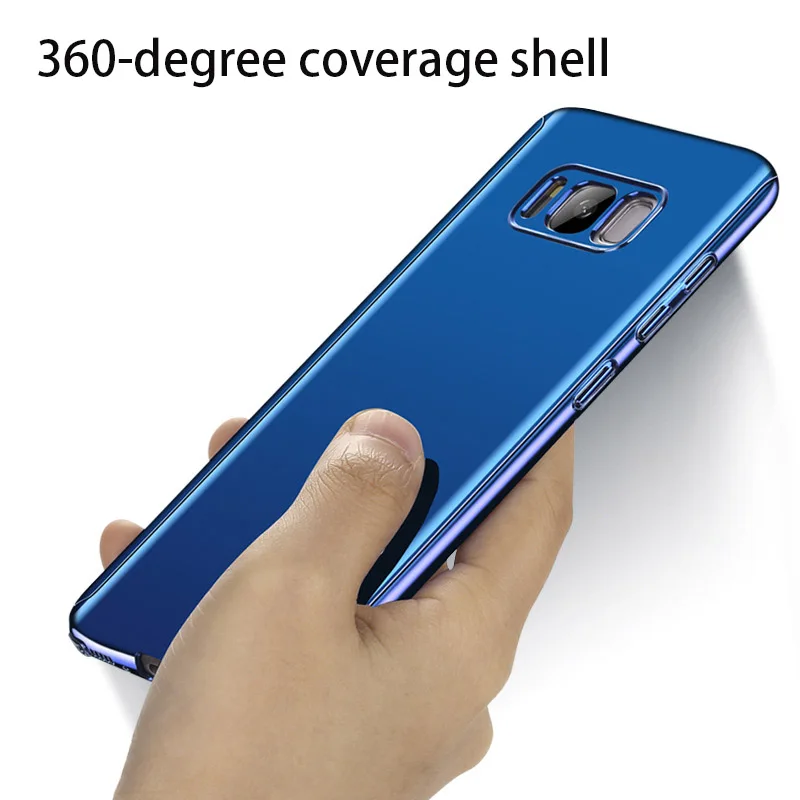 Защитная крышка 360 градусов чехол для смартфона samsung galaxy s7 s8 s9 A5 A7 plus note 8 edge G950F 2018