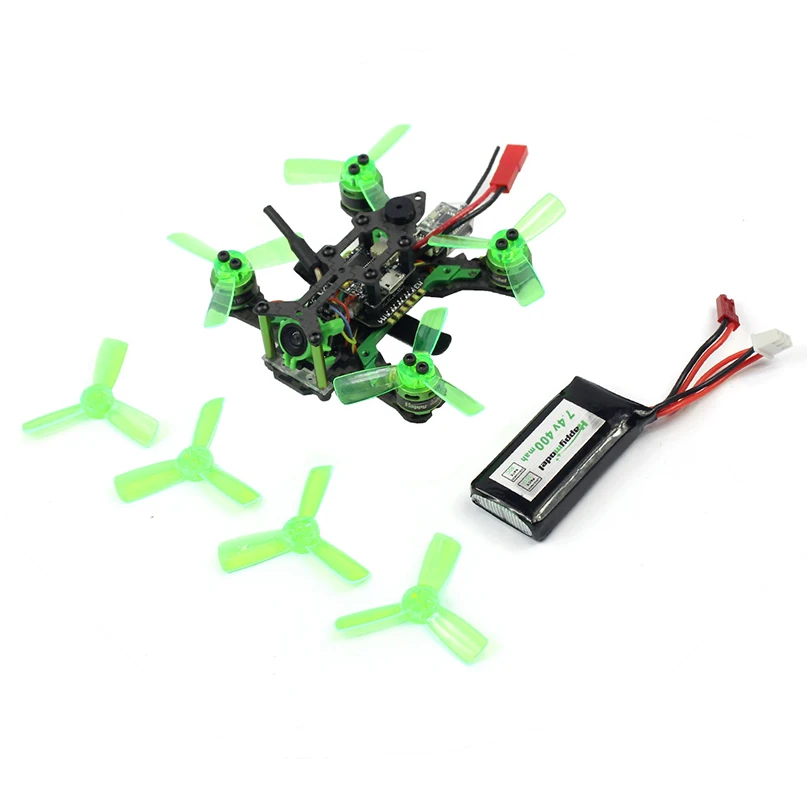 Гоночный Дрон Mantis 85 Micro FPV с приемником Frsky / Flysky F4 Контроллер полета часами TFT