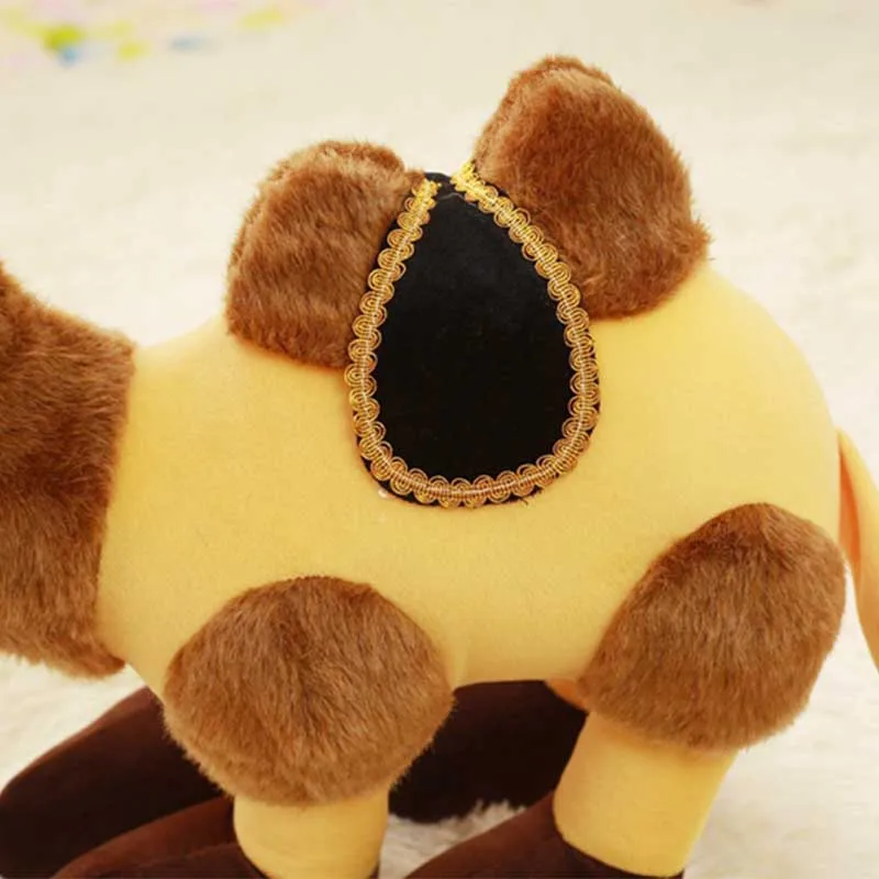 1pc 25-55cm 2 Patterns Real life Desert Camel figurine Plush stuffed camel dolls Home decoration sculptures Kid's Christmas gift | Игрушки