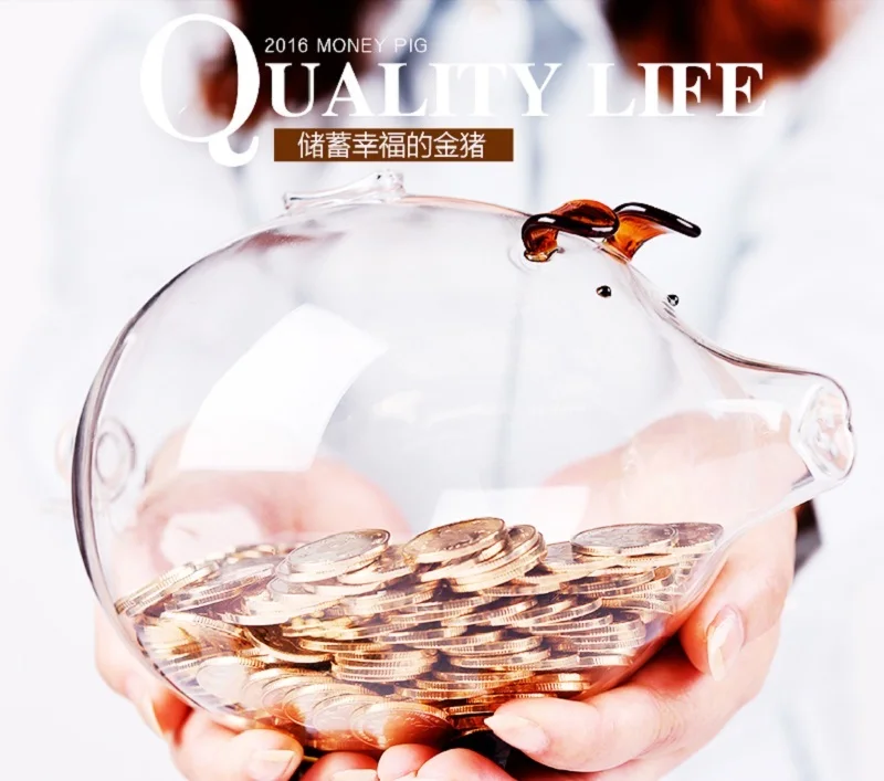 O. RoseLi брендовые изделия ручной работы подарок свойства золотого стекла Копилка