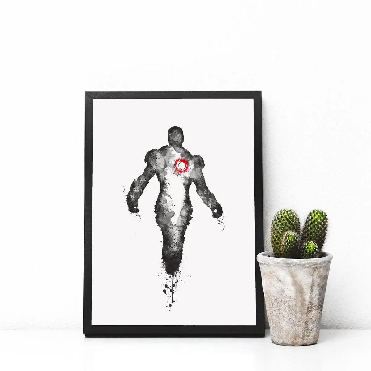 Железный человек настенный художественный постер с принтом Мстителей