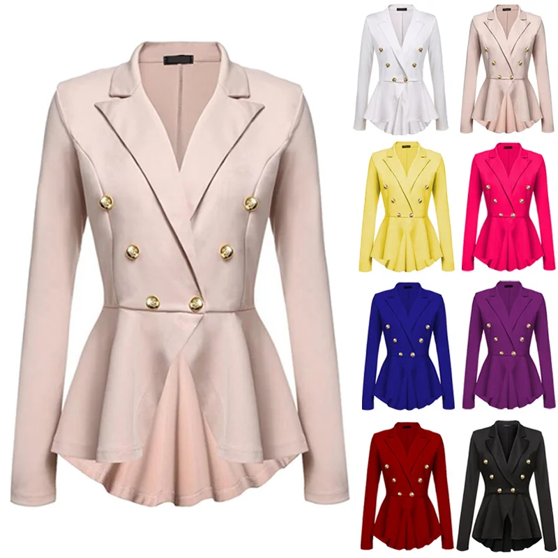Women Tailored Suit Coat Frock Outwear Lady Formal Clothing Outfit H8 | Женская одежда
