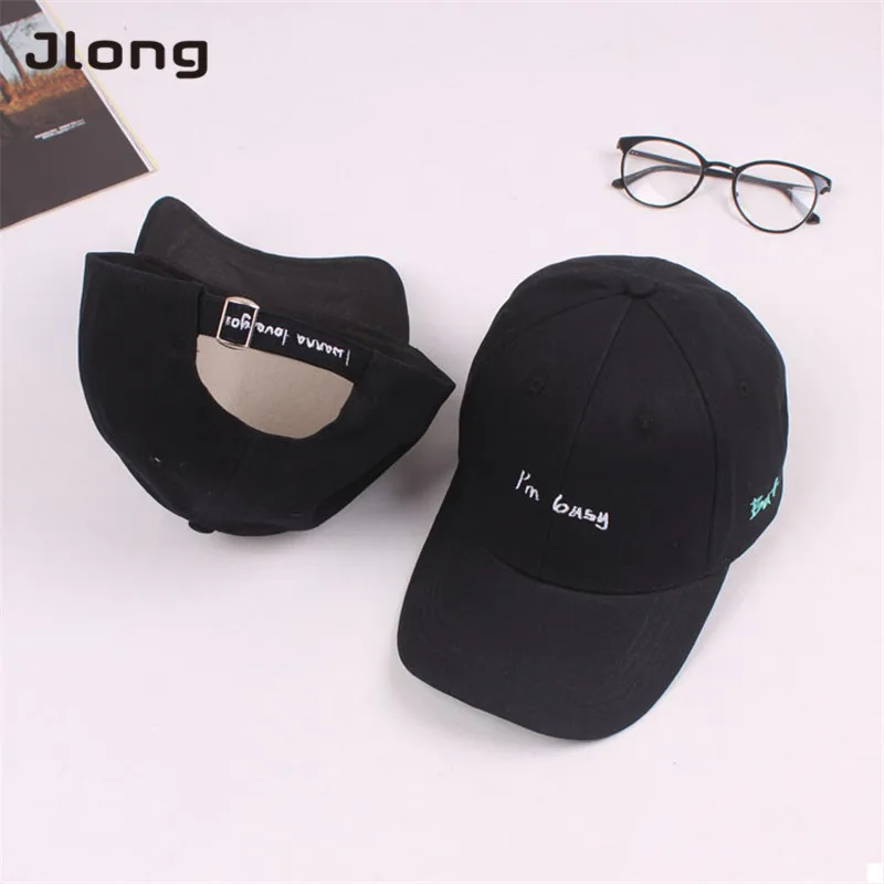Мальчики и девочки письмо я занят Дрейк Bone Dad Hat Для мужчин Женская кепка взрослых хлопок Бейсбол Кепки на кнопках сзади солнцезащитные очки хип-хоп