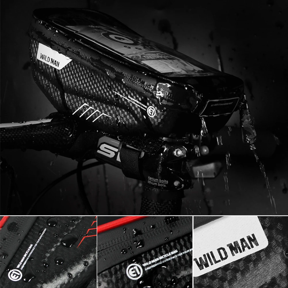 Чехол экран Жесткий Велоспорт большой ёмкость велосипед рамки сумка держатель