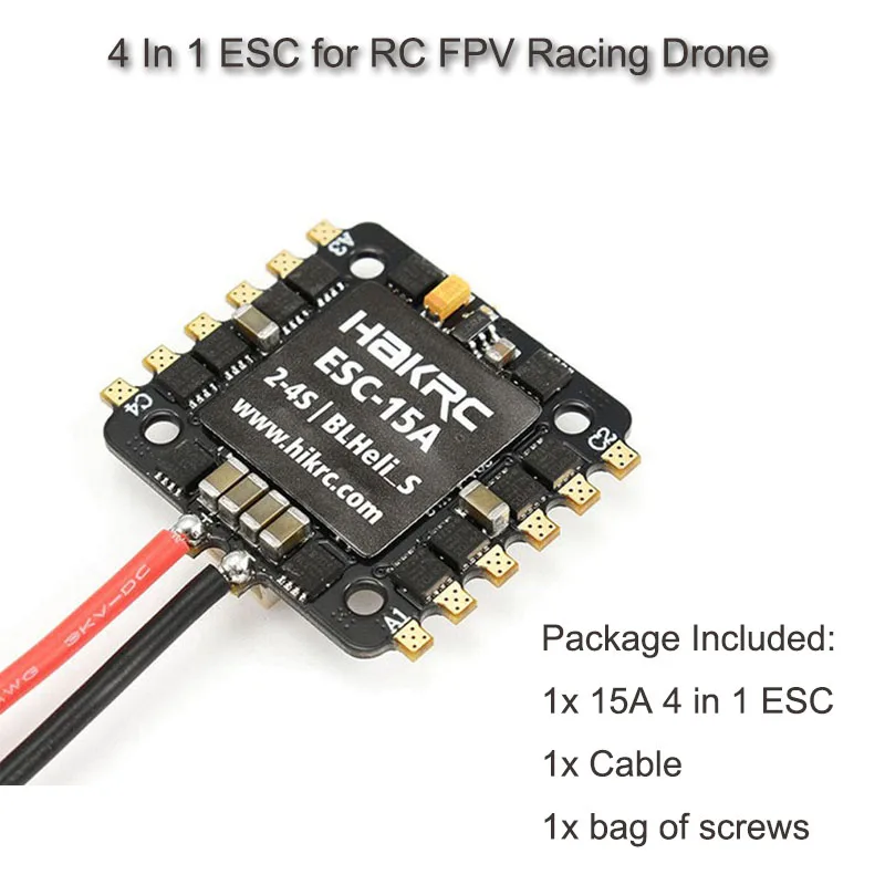 20x20 мм 15A Blheli_S BB2 2-4S Dshot 4 в 1 ESC для RC FPV Racing Drone | Игрушки и хобби