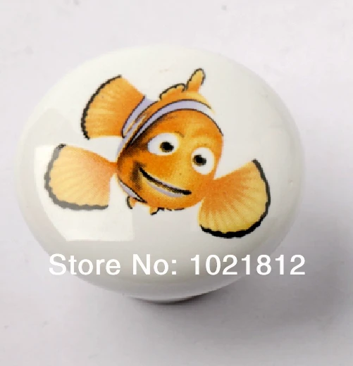 Милая Рыба керамическая ручка шкафа кухонный шкаф для мебели одежды дверная