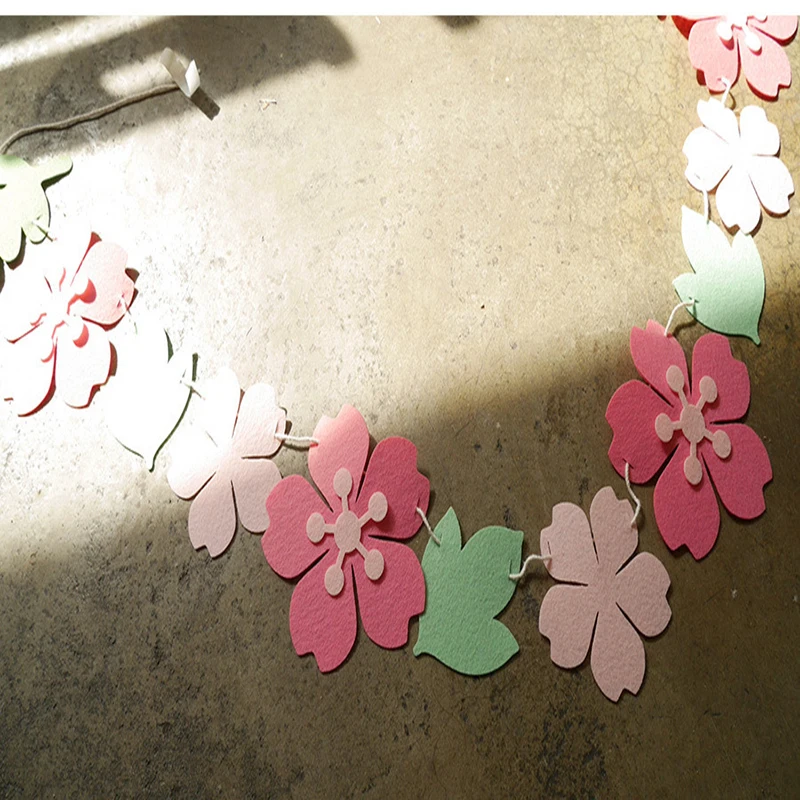 Баннер в виде цветков вишни 2 м | Дом и сад