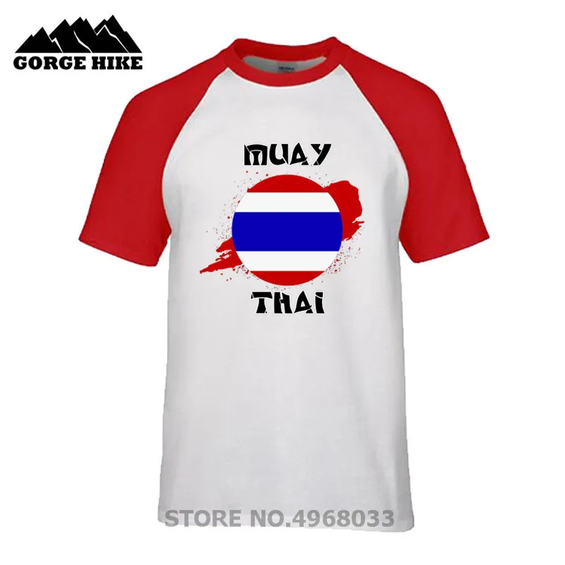 Футболка Muay thai fighting с тайским флагом дом футболка сделай сам бесплатным именем и