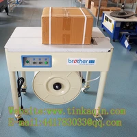 sm 10t semi automatic strapping machine carton sealer borther double moto high speed machine pp pet tape blate warapping machine