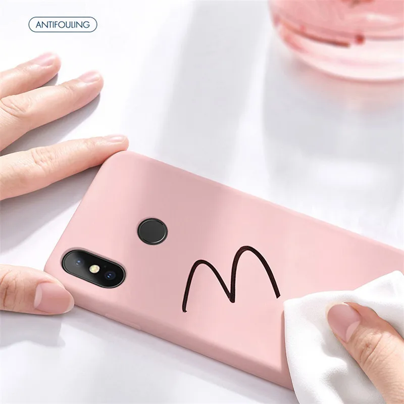 For Xiaomi Redmi Note 7 Case Liquid Silicone TPU Soft Cover on Mi 9 8 SE A2 Lite 6 6A K20 Pro Phone Cases Coque Fundas |