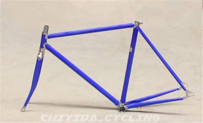 Коламбус хромоли стальная рама Луг погоня трек велосипед Frameset Velo погоня фиксированная передача велосипед FrameCustom-сделанная рама