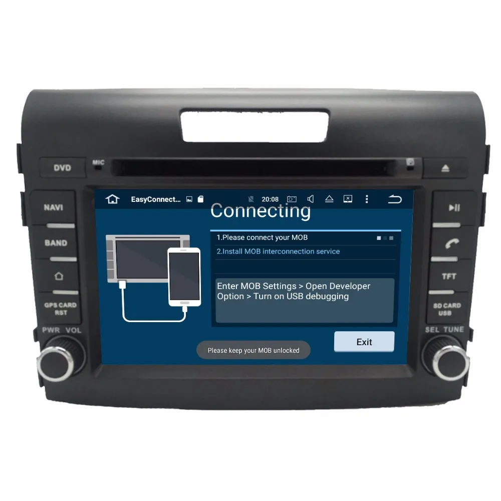 Новейший 2 DIN Android 2012 автомобильный DVD плеер с GPS навигацией для Honda CRV 2016
