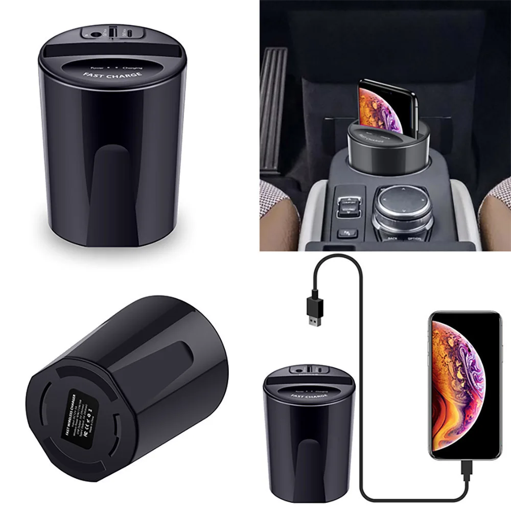 10 Вт автомобильное беспроводное зарядное устройство для IPhoneXS MAX/XR/11 12 Galaxy