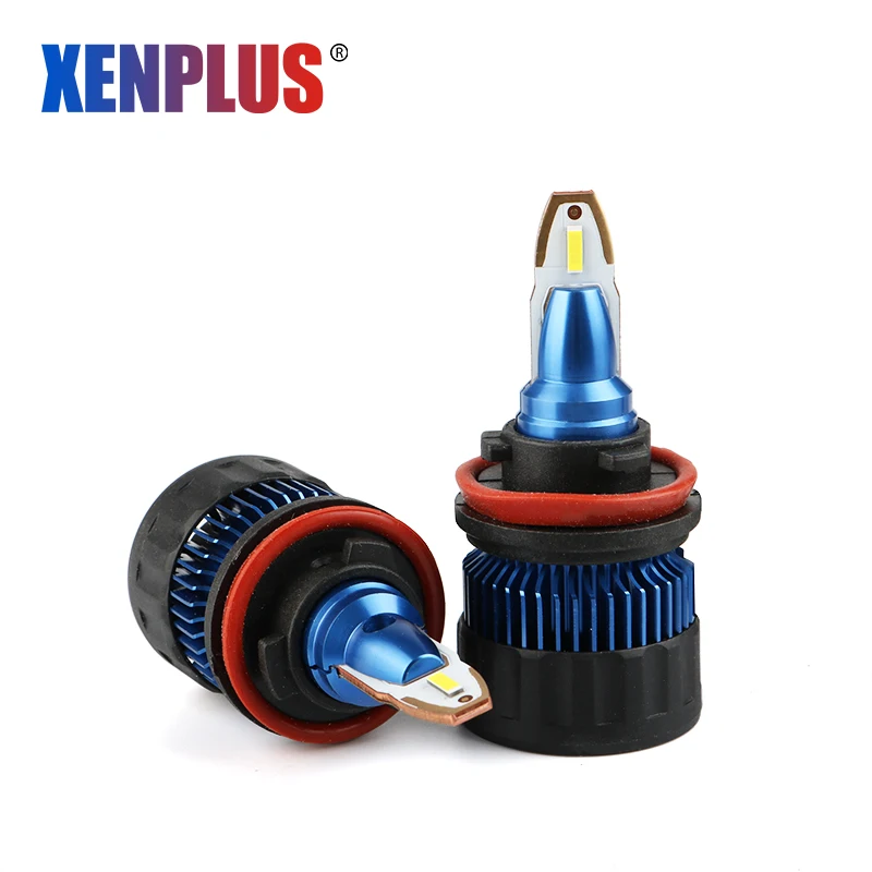 Xenplus 2 предмета Новый головной светильник H1 H4 H11 H7 H3 H27 880 9005 9006 супер мини