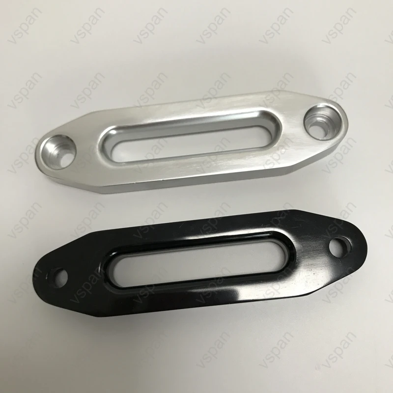 152 мм серебро/черный алюминий Hawse Fairlead 4500lbs лебедка Fairlead для синтетического каната Fairlead 4WD 4X4 восстановление ATV аксессуары