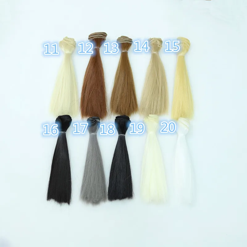Парик Из прямых волос для кукол 15/25/30/35/50 см|doll hair|doll wigfor bjd |