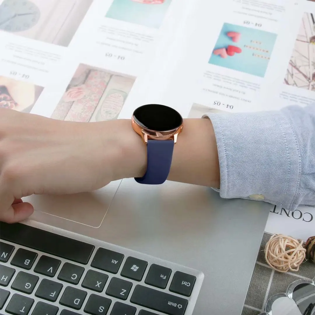 Силиконовая Спортивная петля для huawei gt 2 20 мм 22 мм ремешок для samsung gear S2 S3 Galaxy Watch 42 мм 46 мм Huami Amazfit Pebble Time