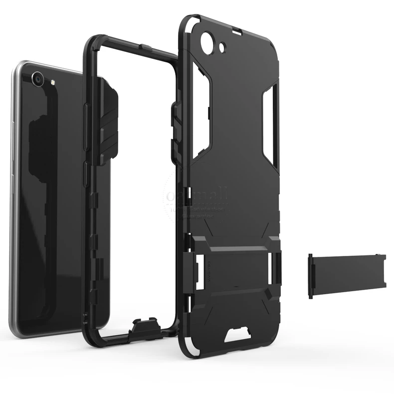 Dual layer Tough Hybrid Armor Back Cover For Nokia 6.1 Plus X6 2018 Case With Kickstand PC+TPU 5.8 inch Mobile Phone Bags Fundas |