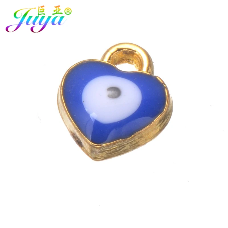 Ювелирные изделия Juya золотого/серебряного цвета с эмалью в виде капли от сглаза