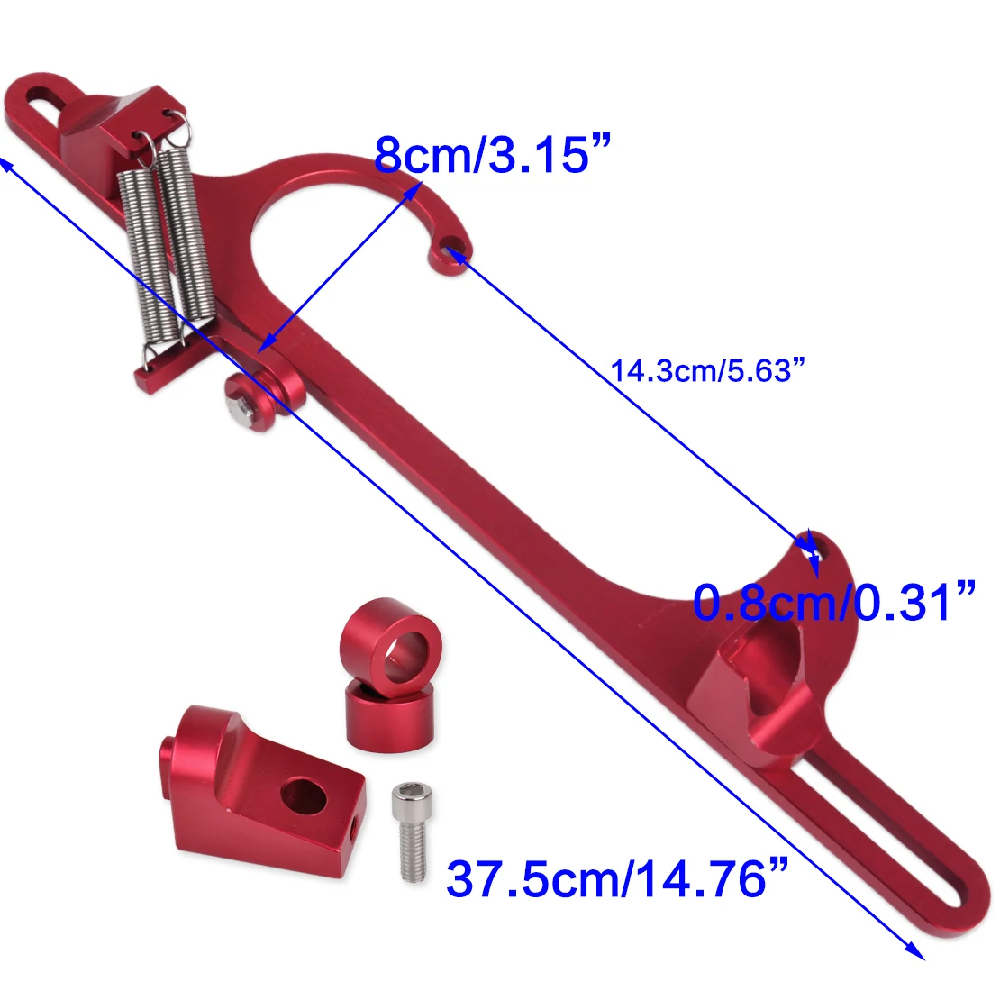 CITALL Автомобиль SUV Holley 4150 4160 серия красный алюминиевый сплав Дроссельный кабель Carb кронштейн карбюратора подходит для Ford& Mopar Chey