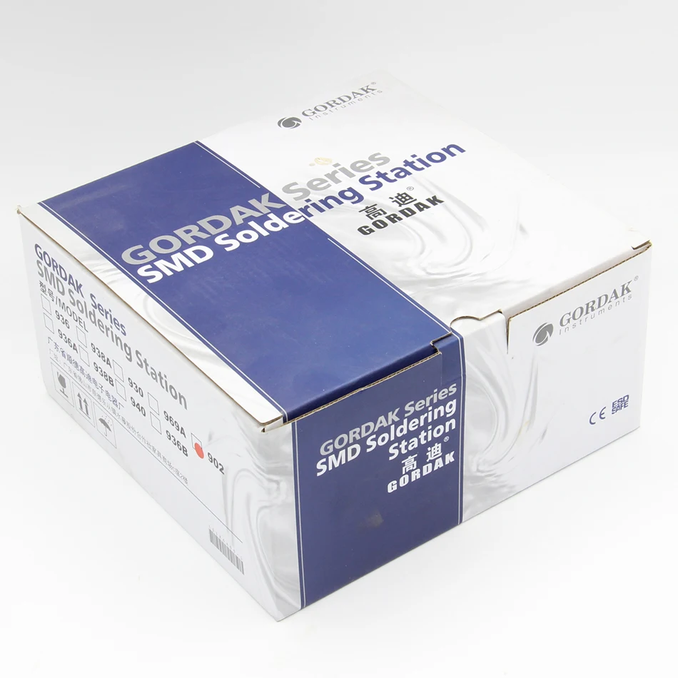 GORDAK 902 ESD SMD паяльная Пинцет ремонтная станция Электрические плоскогубцы для