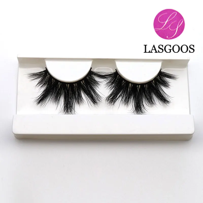 Женские норковые ресницы LASGOOS 5 пар длинные 3D 25 мм художественные для