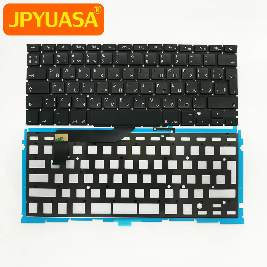 Совершенно новая Русская клавиатура + Подсветка для MacBook Pro Retina 15 4 дюйма A1398 2012 2015