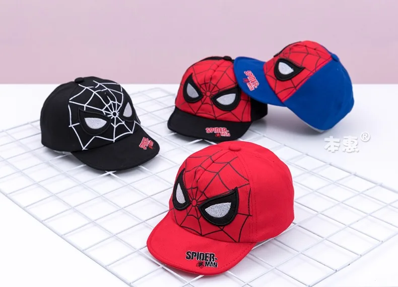 Doitbest от 1 до 4 лет Spiderm весенние детские бейсбольные девочки-Мальчики Мягкие козырьки Snapback регулируемая детская хип-хоп шляпа-Панама