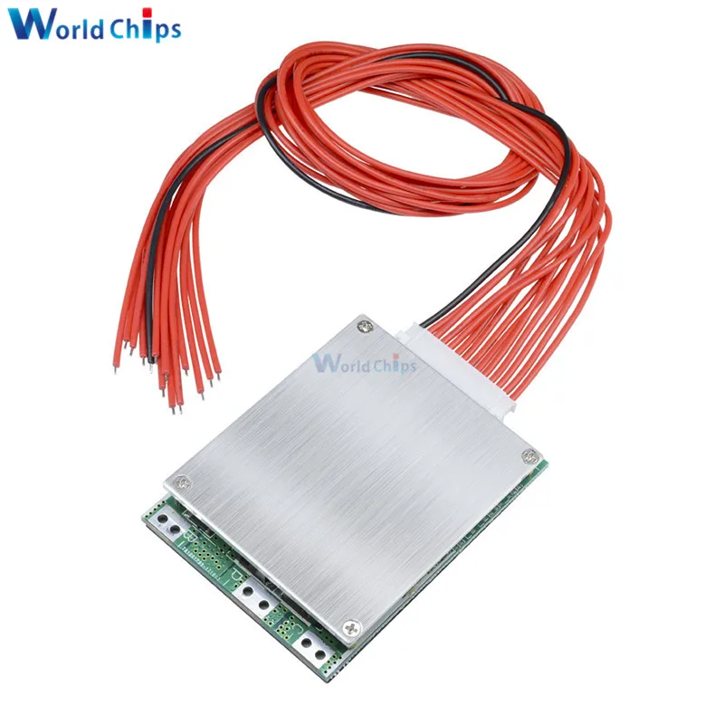 13S 35A 48V 18650 Батарейный блок BMS печатная плата литий-ионная PCM w/баланс интегральные схемы плата модуль для электровелосипеда