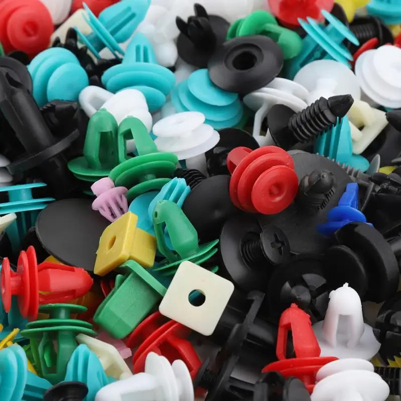 500 шт 30 размеров Ассорти пластиковые двери автомобиля Обрезной зажим бампер