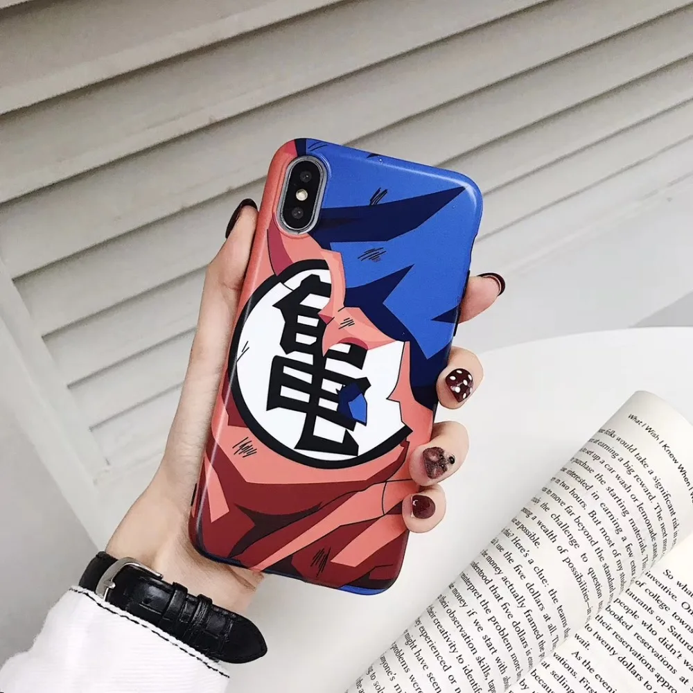 popular Dragon Ball Son Goku Mobile phone back case for iphone 6 S plus 7 7plus 8 8plus X XS XR MAX Sports cover |