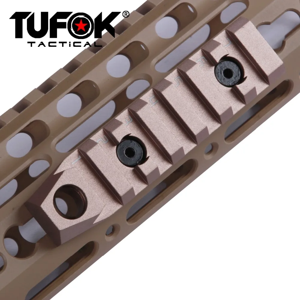 TuFok 7 слотов Keymod Bipod адаптер Крепление Picatinny рельсовая секция тактическая