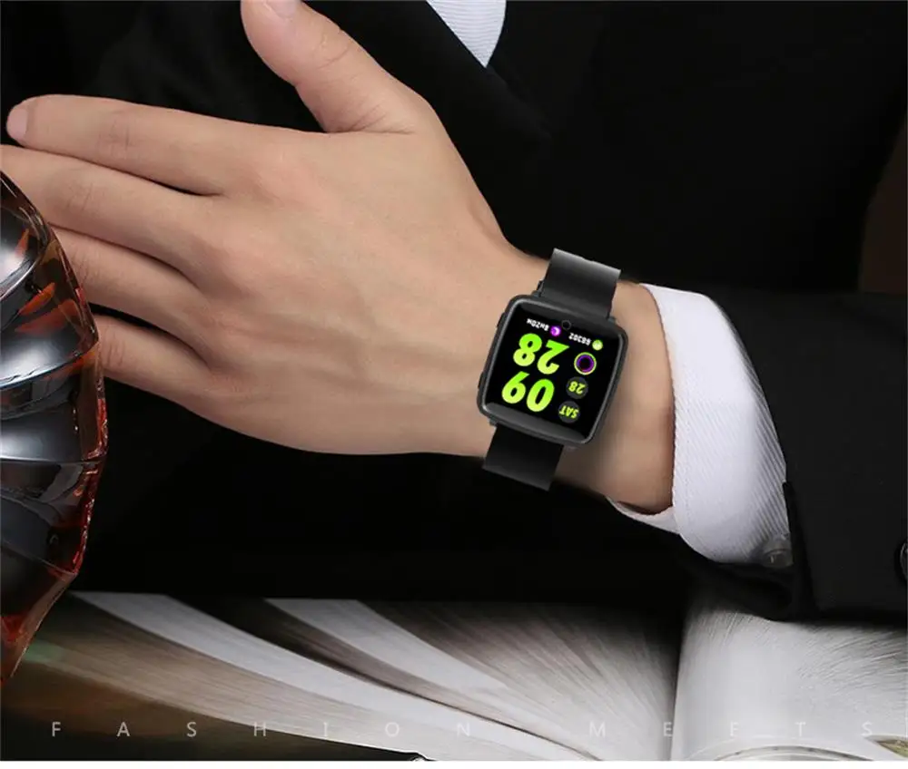 Timethinker BL89 IP68 Водонепроницаемые Смарт часы браслет для мужчин и женщин спортивные