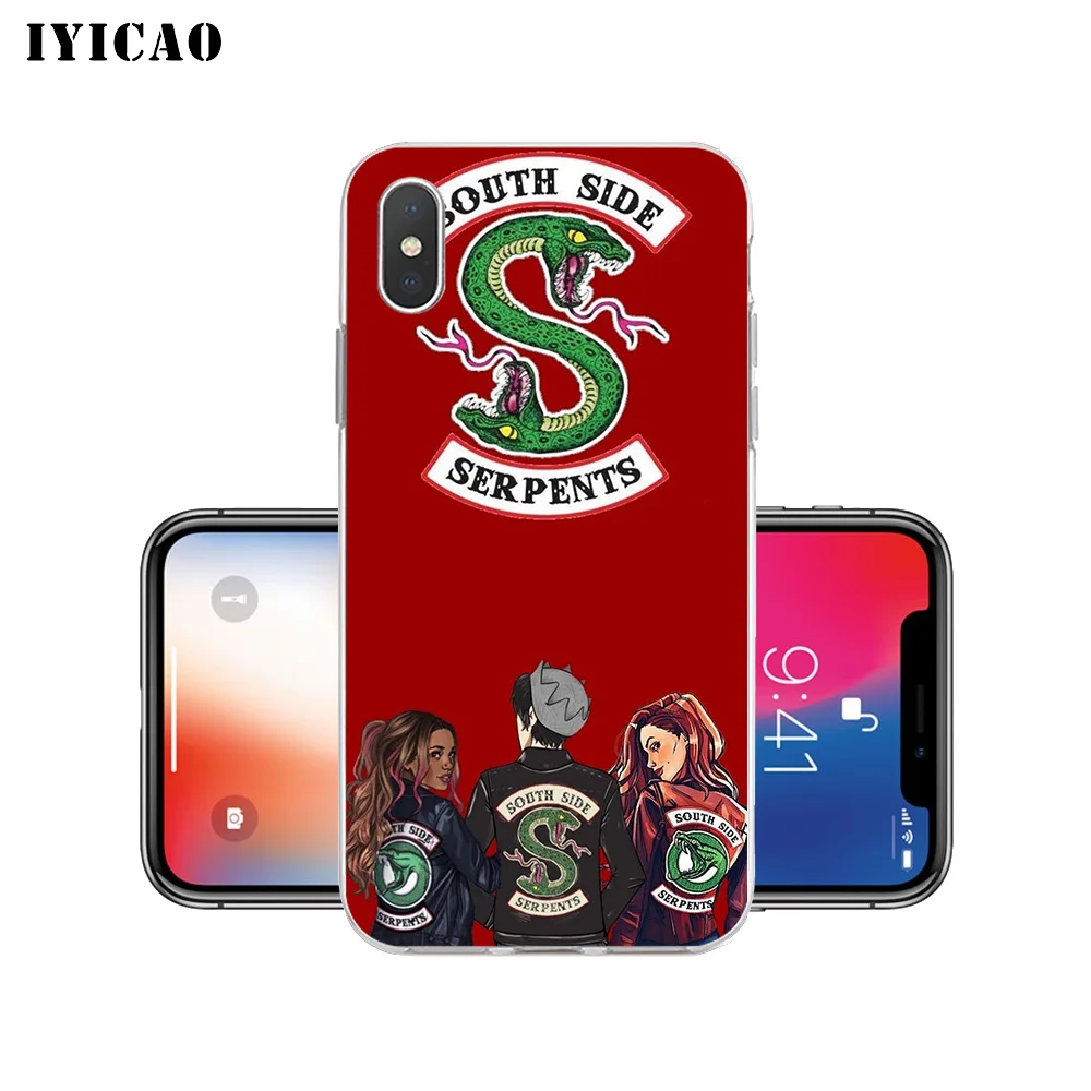 Мягкий силиконовый чехол IYICAO для iPhone X XR XS MAX 6 6s 7 8 Plus 5 5S SE из ТПУ | Мобильные