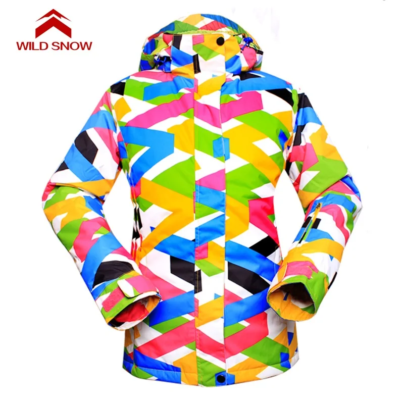 Зимний женский лыжный костюм ветронепроницаемый водонепроницаемый для