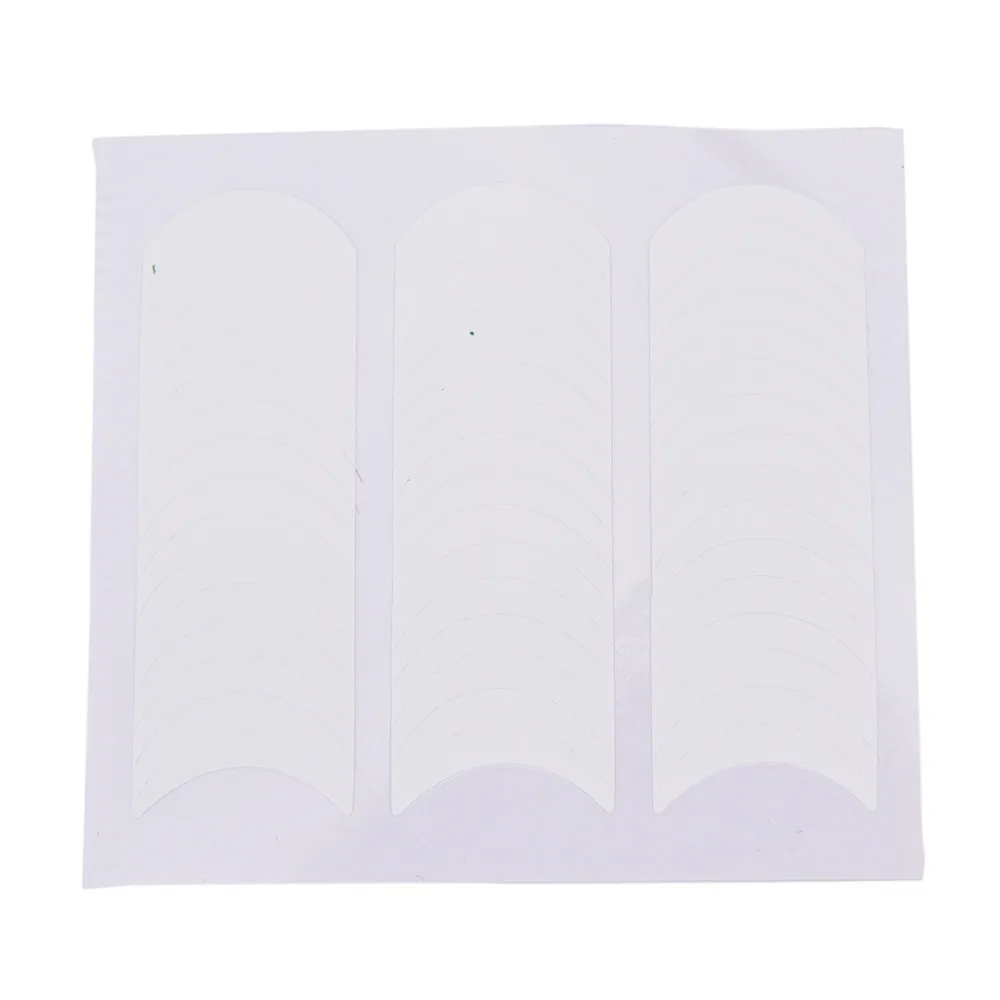 48 наклеек/Упаковка Белый Сделай Сам Французский маникюр украшения для ногтей