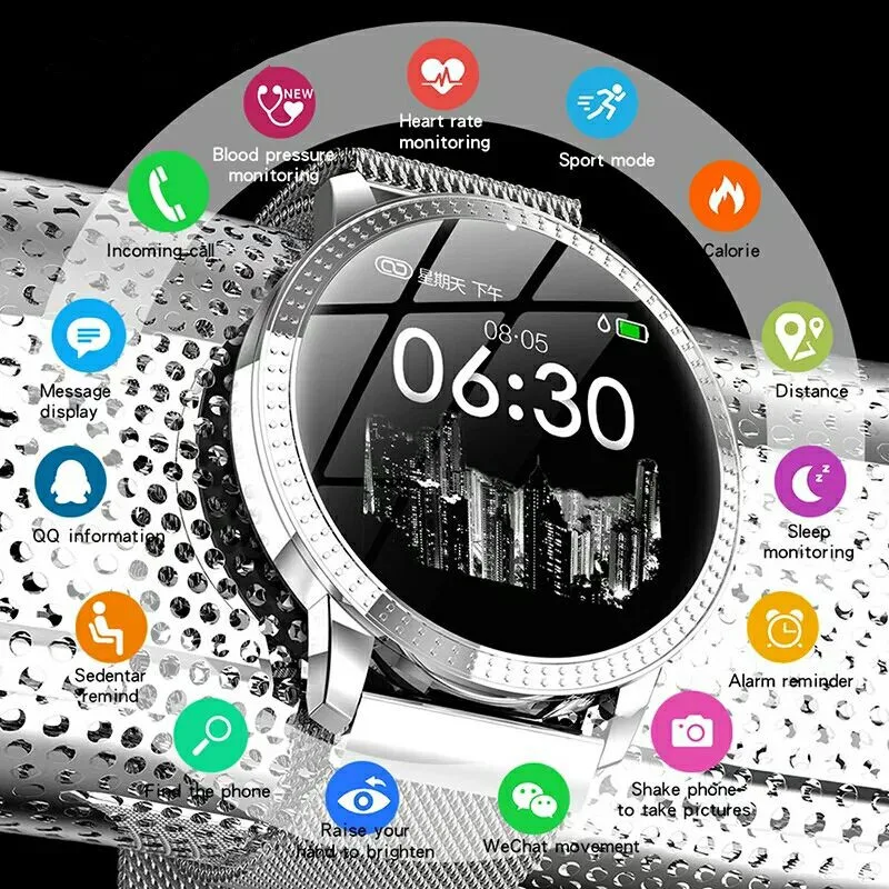 Мужские Смарт часы с ручным кольцом Motometer измерение пульса артериального