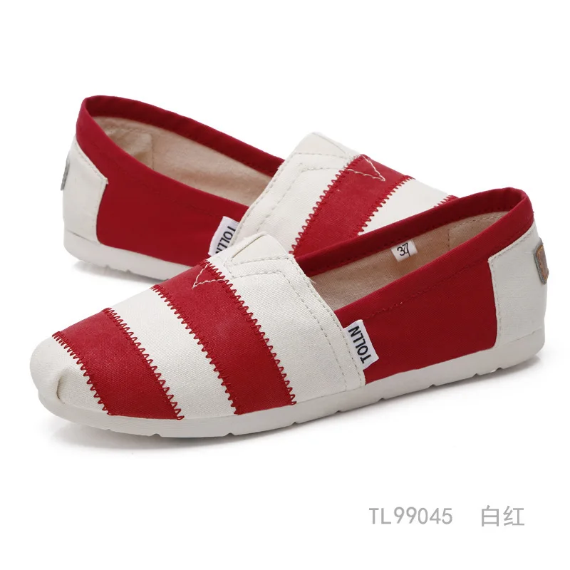 2018 Новинка парусиновая обувь тенденция скольжения чтобы помочь Повседневная