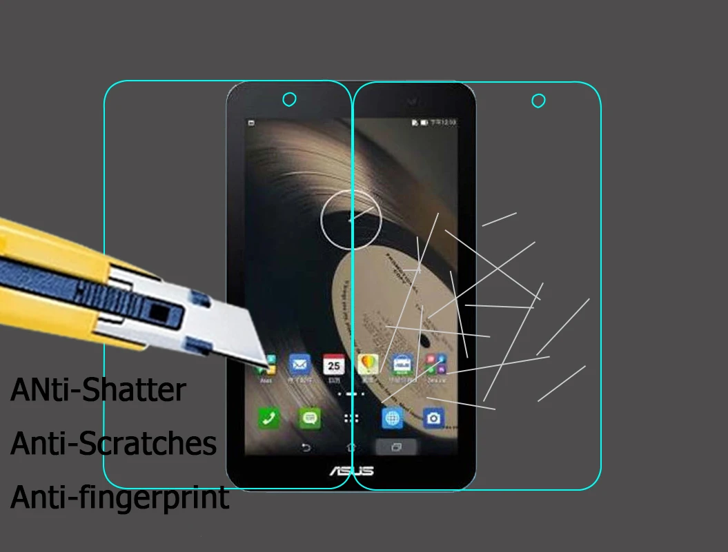 Защитная пленка из закаленного стекла для ASUS MeMO Pad 7 ME176CX 0 дюйма ЖК-экран с защитой