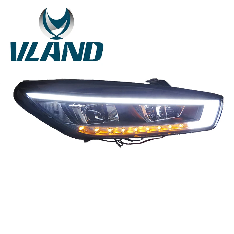 VLAND завод для автомобильных головных ламп Chevrolet Cruze светодиодный светильник 2015 2016
