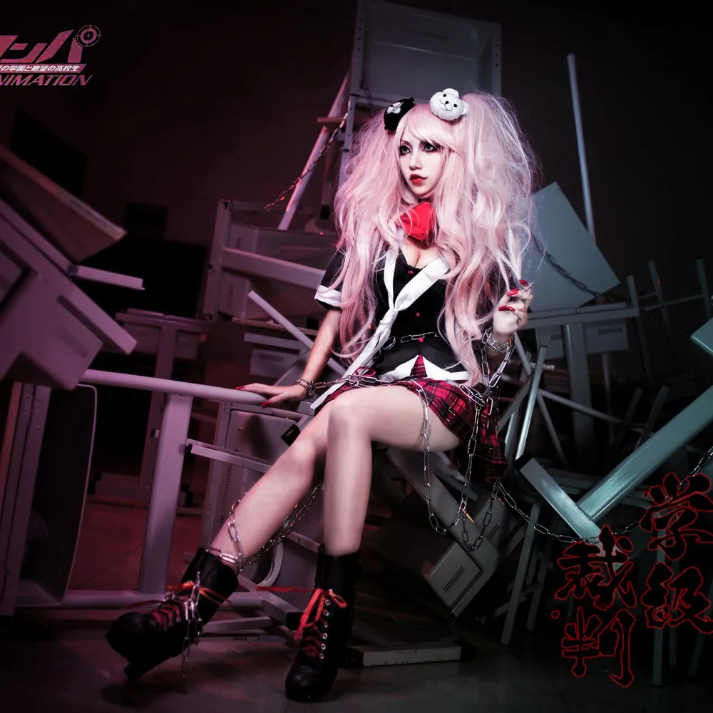 VEVEFHUANG Danganronpa Косплэй Дзюнко Эносима костюмы из японского аниме выполненный на