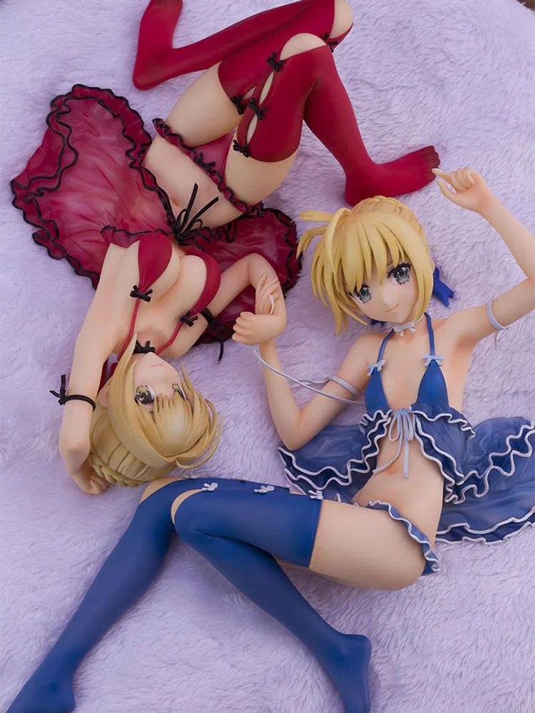 Фигурки из ПВХ Fate/Extella Нерон Клавдий Altria Pendragon аниме Fate Saber 1/7 Масштаб фигура модели