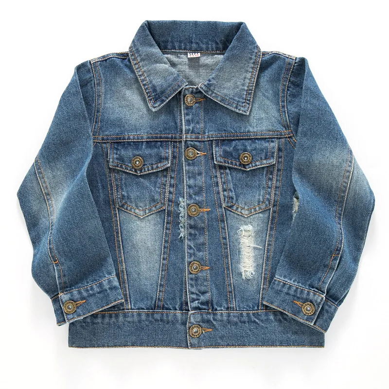 Коллекция 2019 года джинсовые куртки для мальчиков модная верхняя одежда детей