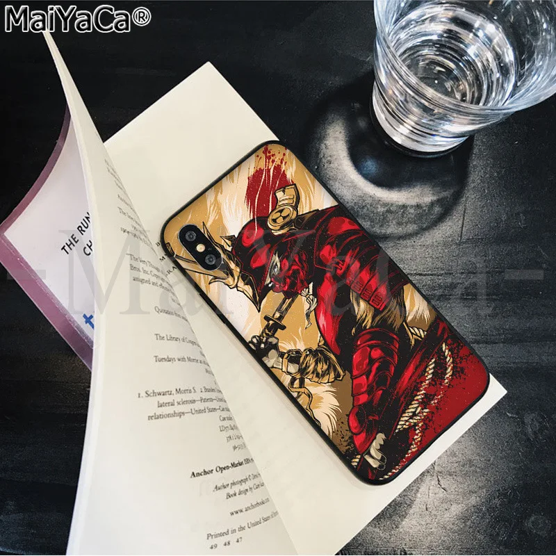 Высококачественный чехол для телефона MaiYaCa японский воин Самурай Apple iPhone 8 7 6 6S Plus X