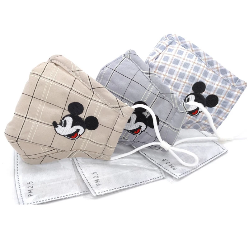 Disney 3 шт. анти PM2.5 дети рот маска малыш Микки дыхание анти дымка мультфильм дышащая маска пыли рот респиратор маски для лица